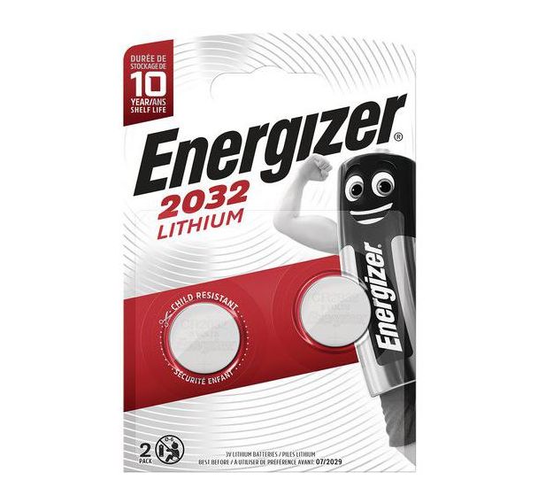 Lot de 2 piles multifonctions ENERGIZER lithium CR2032 3 V