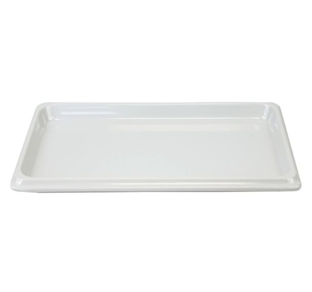 Lot de 2 plats gastronorme mélamine GN 1/2 26.5 x 32.5 x 2 - Plastorex