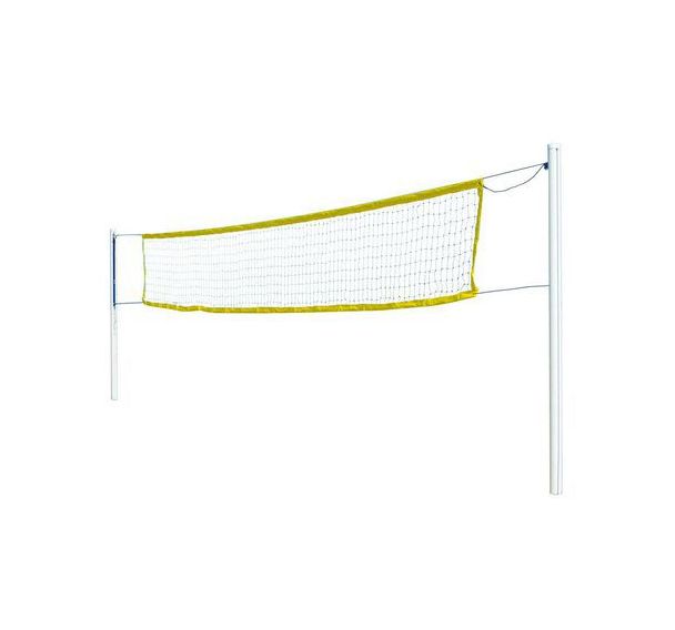 Lot de 2 poteaux de beach volley compétition avec embases