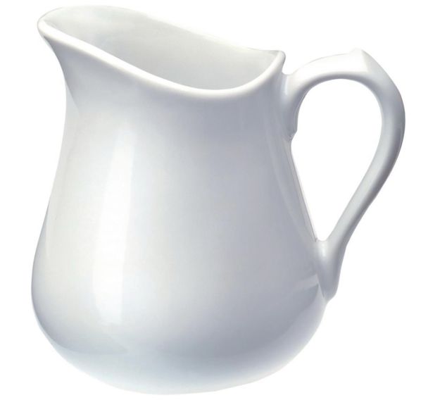 Lot de 2 pots en porcelaine ø10 cm 50cl blanc-Revol