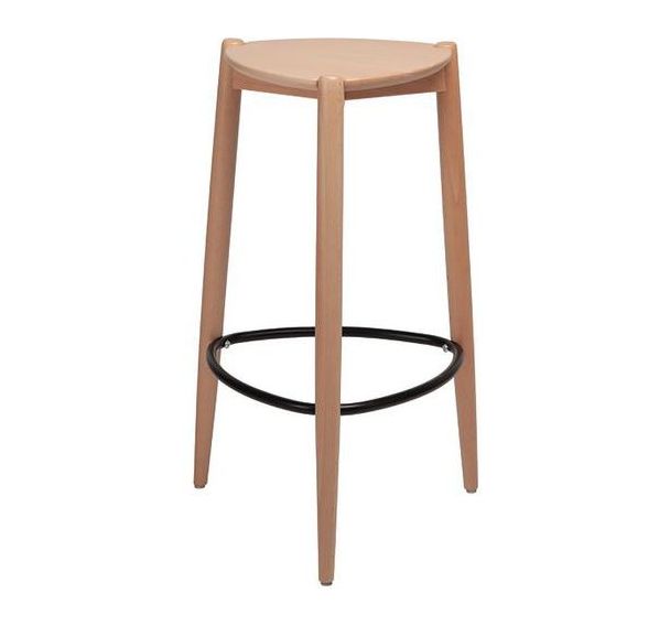 Lot de 2 tabourets Luck hêtre massif