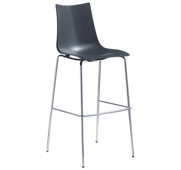 Tabourets Zebra hauteur 65 et 80 cm lot de 2 S-CAB