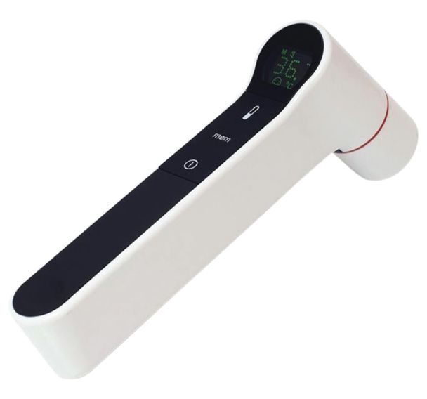 Lot de 2 thermomères infrarouge back light - blanc