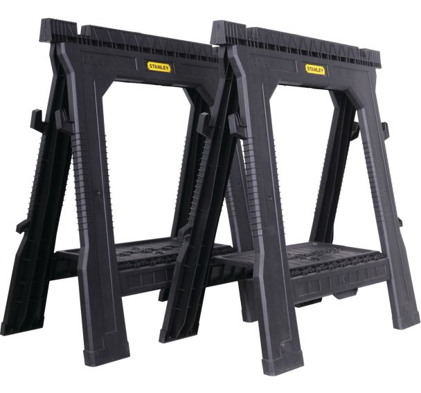 Lot de 2 tréteaux pliables capacité 450 kg - Stanley