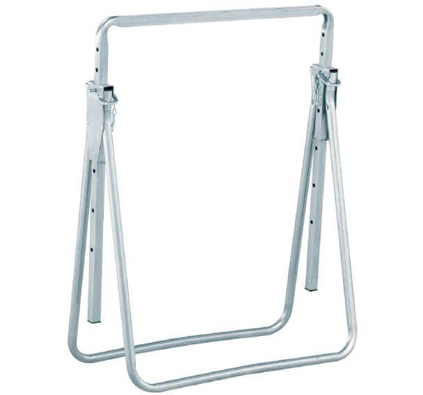 Lot de 2 tréteaux pliants acier réglable en hauteur