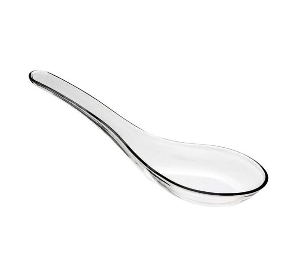 Lot de 300 cuillères asie polystyrène cristal H 12mm L120mm L40mm