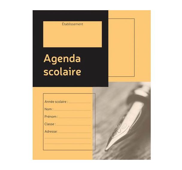 Lot de 30 Agenda scolaire de 72 pages