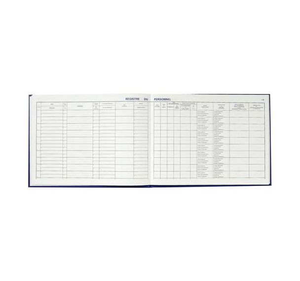 Lot de 30 Brochure registre de 240x320mm en noir