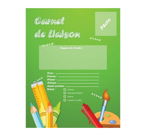 Lot de 30 Carnet de liaison de 72 pages