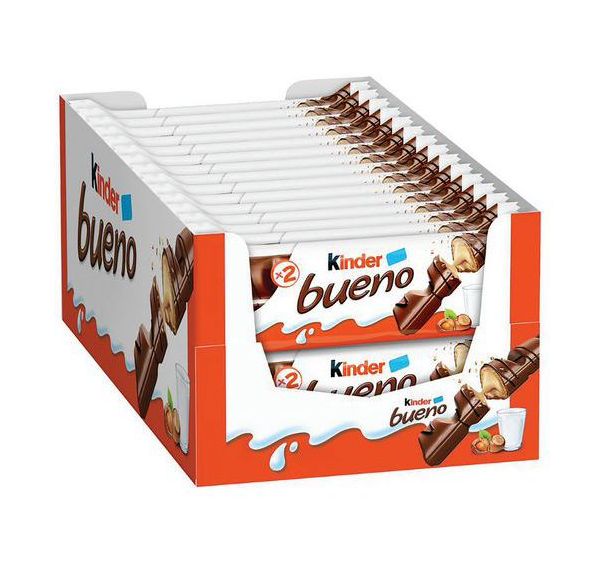 Lot de 30 barres Kinder Bueno