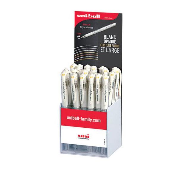 Lot de 36 Stylo roller encre gel SIGNO UM-153W/36
