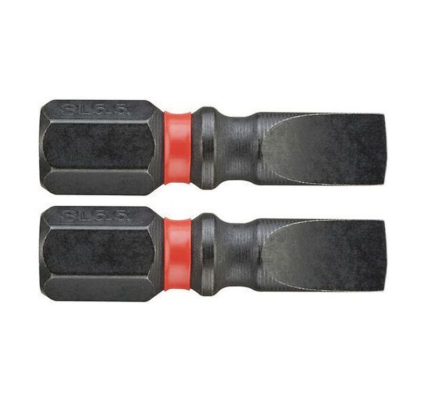 Lot de 3 3 Embouts 25 Mm Plats 5,5Mm Impact