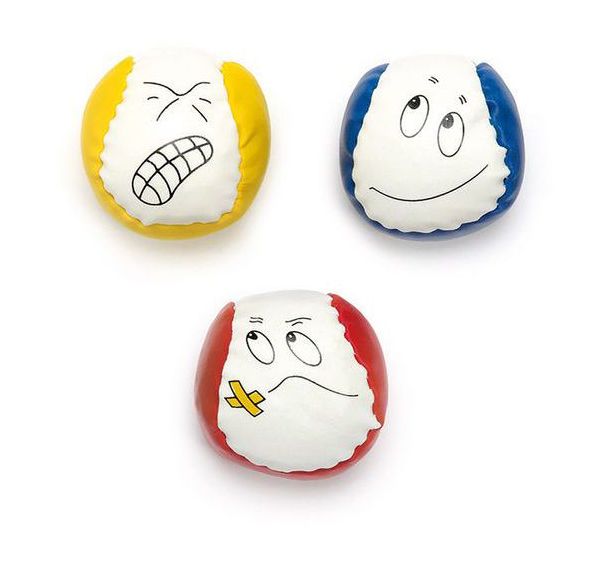 Lot de 3 Balles à Grain Junior Kickies