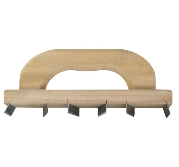 Lot de 3 Chemin de fer sans dent-25x7cm