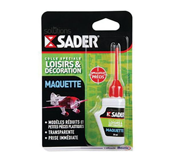 Lot de 3 Colle à prise immédiate pour maquette de 30ml