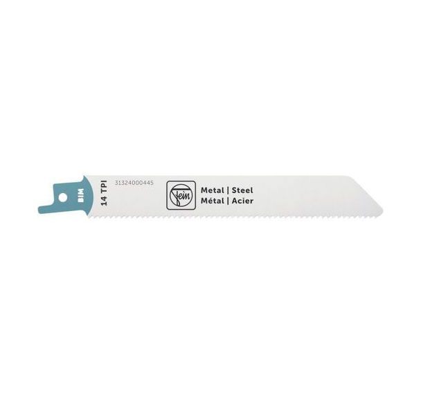 Lot de 3 Lame de scie sabre pour métal BIM 130 T14 MS