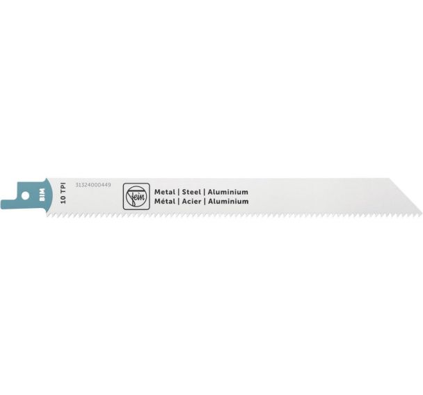 Lot de 3 Lame de scie sabre pour métal BIM 180T10 MSA