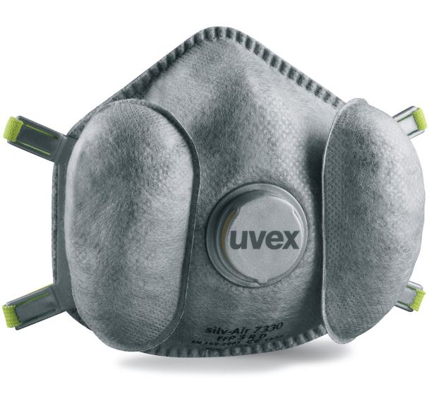 Lot de 3 Masque de protection Silv-Air Exxcel 7330 FFP3