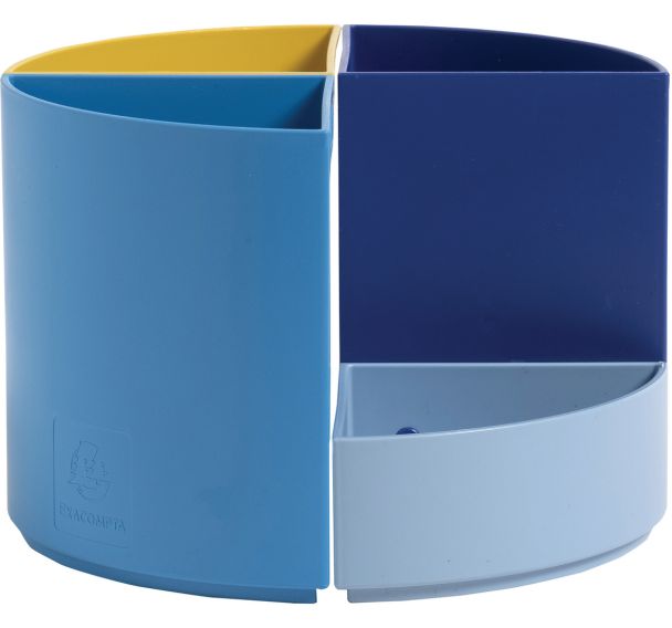 Lot de 3 Pot à crayons modulable The Quarter Bee Blue