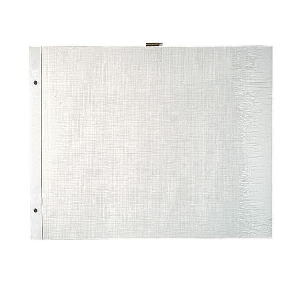 Lot de 3 Recharges pour album à vis pages blanches - 29x37 cm