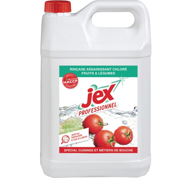 Lot de 3 Rinçage assainissant chloré pour fruit et légume fr 5 l