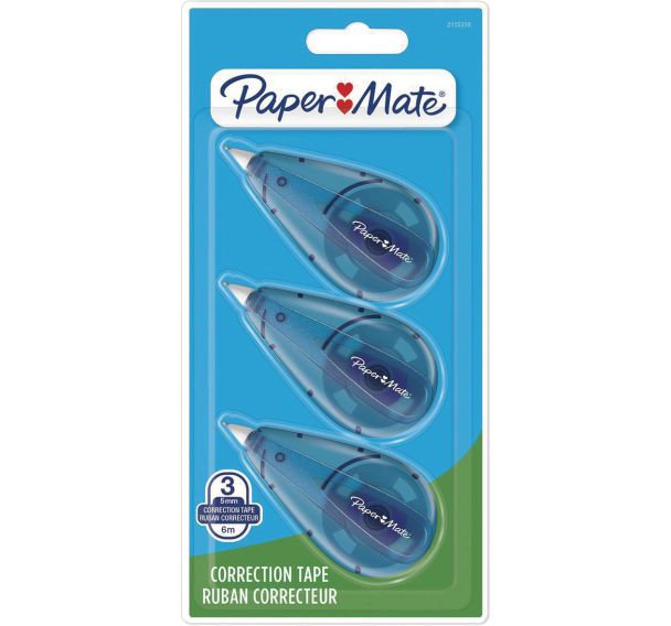 Lot de 3 Rubans correcteur Paper Mate boîte de 3