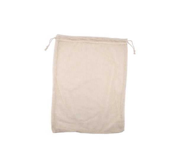 Sac à vrac biface coton/filet 24x29cm (lot de 3)