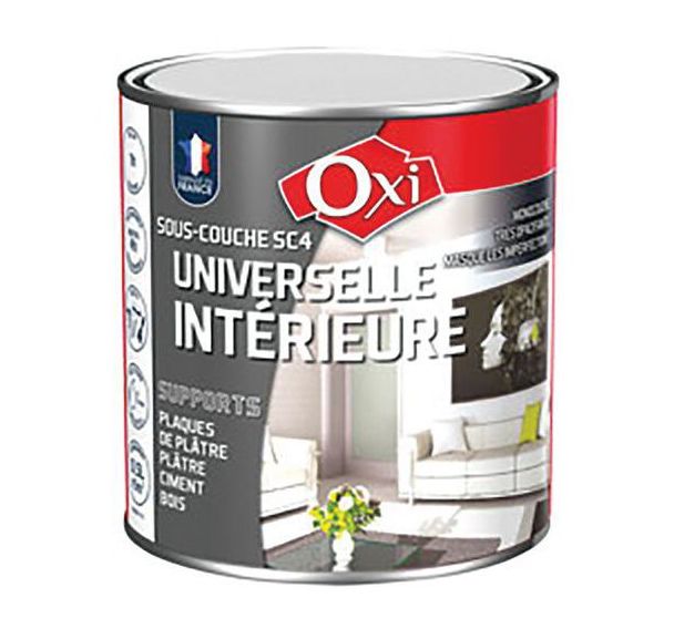 Lot de 3 Sous couche universelle 500 ml en blanc