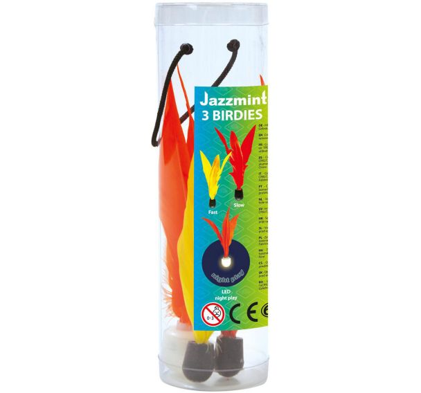 Lot de 3 birdies pour Jazzminton