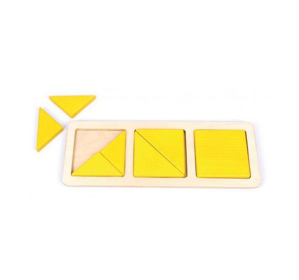 Lot de 3 encastrements géométriques