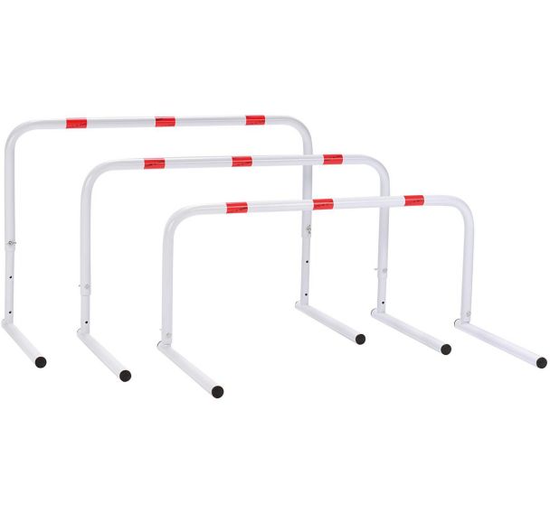 Lot de 3 haies métalliques réglables