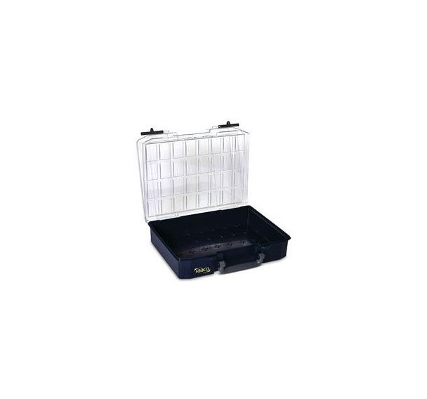 Lot de 3 mallettes CarryLite vide double couvercle sans profil en U