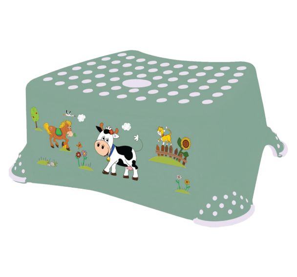 Lot de 3 marche-pieds antidérapants décor Funny Farm