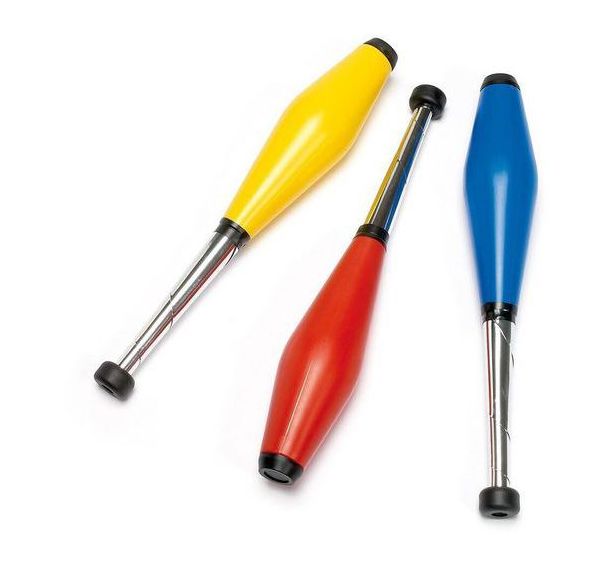 Lot de 3 massues de jonglage initiation junior