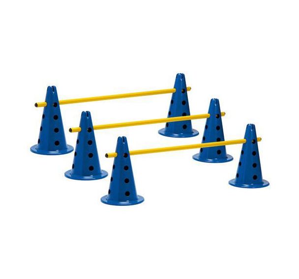 Lot de 3 mini-haies/cônes 35cm multifonctions réglable en hauteur PRO