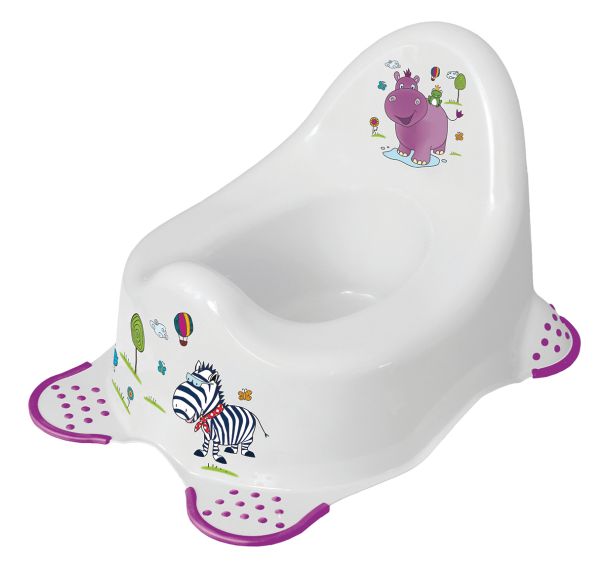 Lot de 3 pots d'apprentissage avec décor - Plastorex