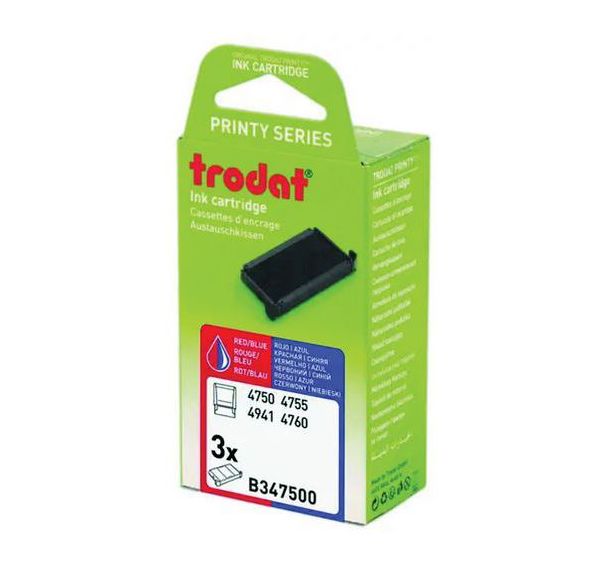 Lot de 3 recharges pour dateur avec formule standard - 4750 L1 /L2/L8