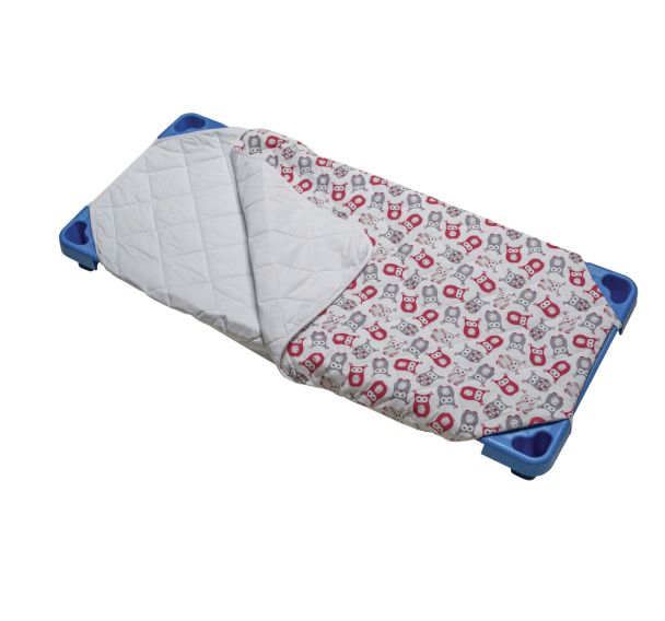 Lot de 3 sacs de couchage 1/2 saison imprimé chouette