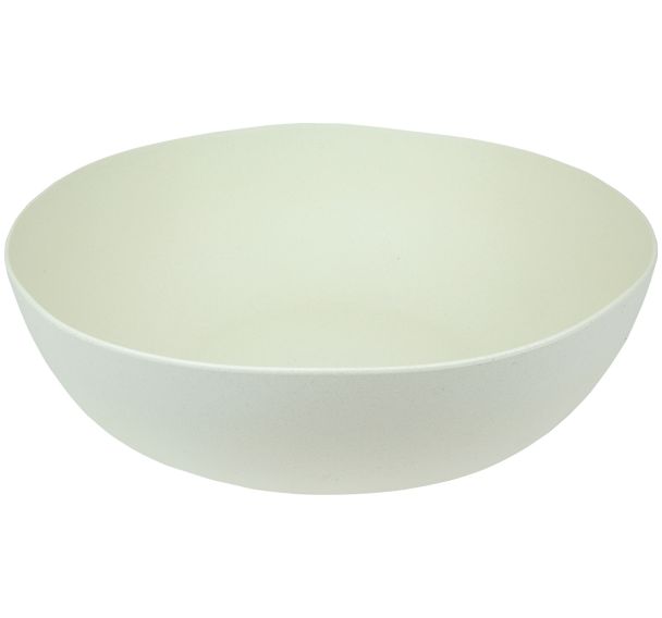 Lot de 3 saladiers Ø 25 cm en Pla - blanc