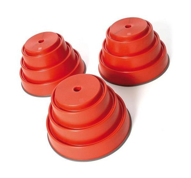 Lot de 3 sommets hauteur 24 cm