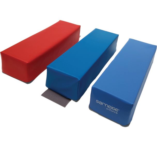 Lot de 3 tapis d'équilibre rouge / orange / Jaune