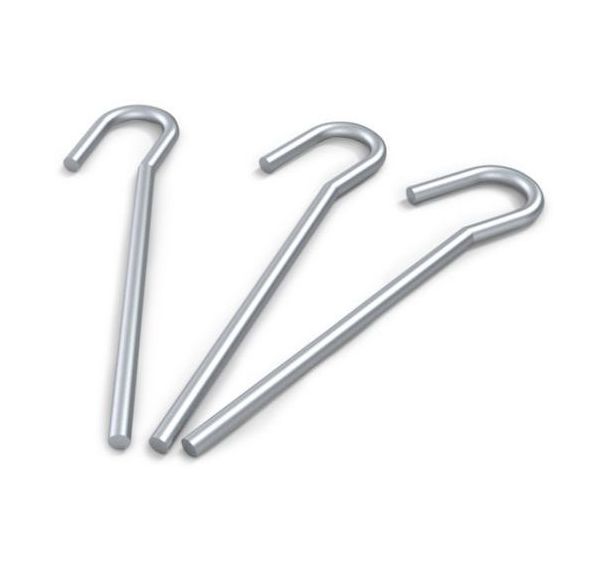 Lot de 40 Crochets au sol pour filets type sardine