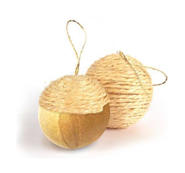 Lot de 40 boules diam. 50 mm avec fil à suspendre