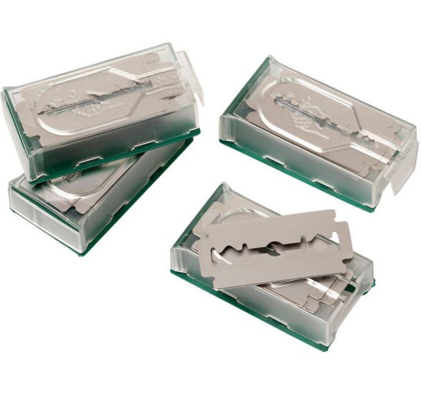 Lot de 40 lames à scarifier en acier inoxydable - Matfer