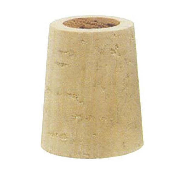 Lot de 48 Bouchon percé en liège pour doseur en verre 27x23x19mm