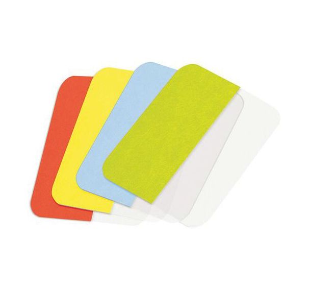 Lot de 48 Index de signalisation, repositionnables, 12 x 40 mm