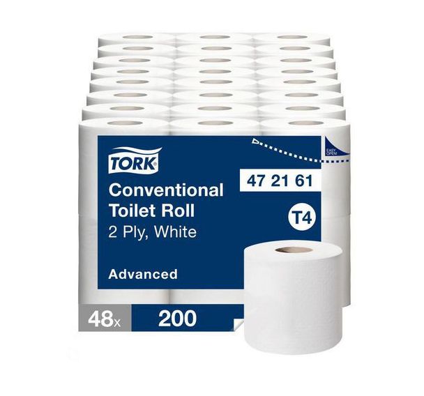 Lot de 48 Papier toilette 2 plis T4 Advanced - Tork