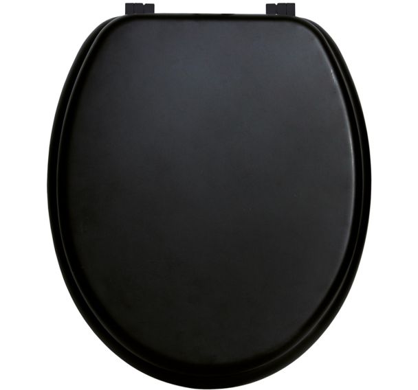 Lot de 4 Abattant WC - Noir