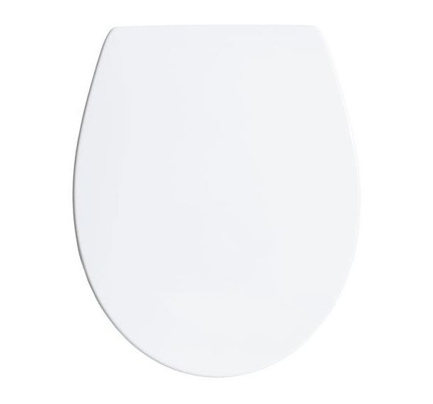 Lot de 4 Abattant WC Thermodur - Frein de chute - Blanc