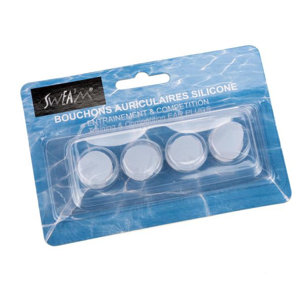 Lot de 4 Bouchons d'Oreille Silicone Swea'M